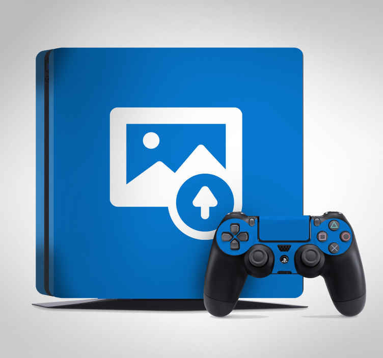 Autocolante decorativo cobertura personalizada PS4