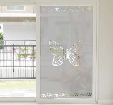 adesivo para vidro borboletas