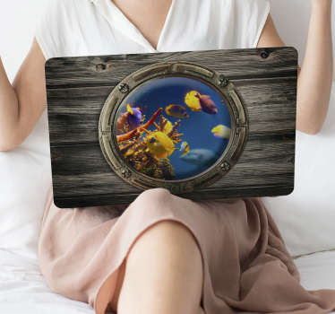 Autocolante com vista para peixes