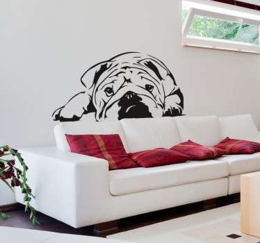 Autocolante decorativo bulldog