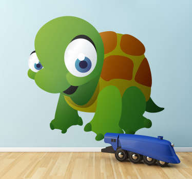 Autocolante decorativo infantil tartaruga bebé