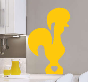 Autocolante do Galo de Barcelos