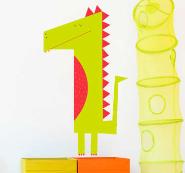 Autocolante infantil crocodilo