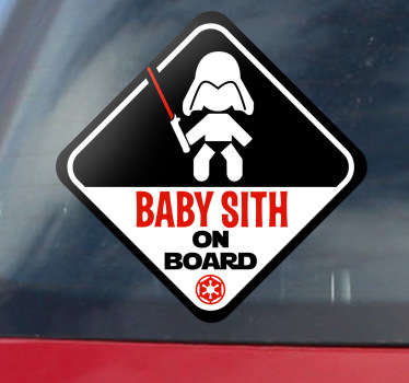 Autocolante para carro Baby Sith a bordo
