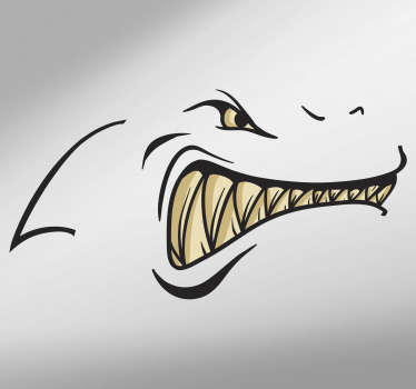 Autocolante para veículos tubarão