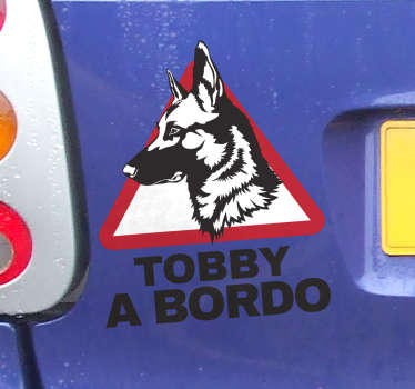 Autocolante personalizado para carro Pastor