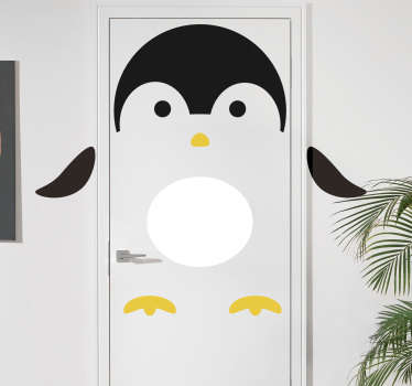 Autocolantes decorativos de animais diversos pinguin