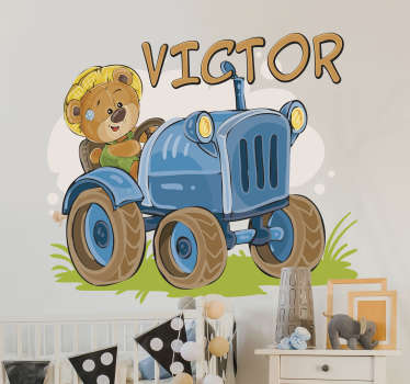 Autocolantes para animais de quinta tractor