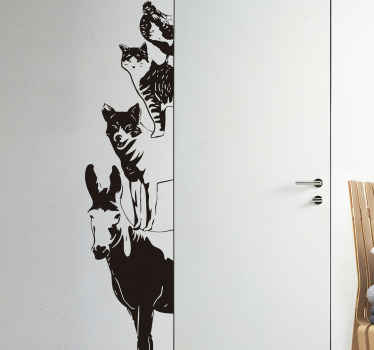 Autocolantes para portas musicos de bremen