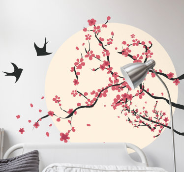 Autocolantes quarto de dormir cerejeira