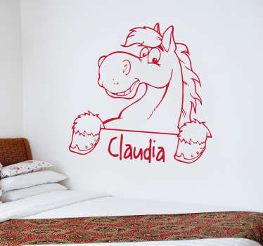 Vinil decorativo cavalo personalizado