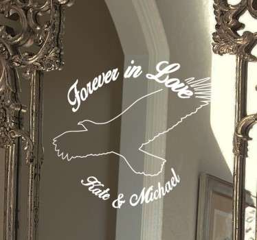 Vinil decorativo Forever in love