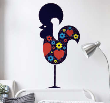 Vinil decorativo galo de Barcelos