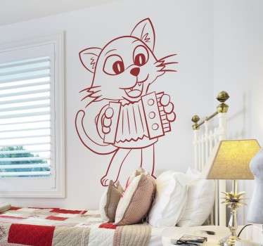 Vinil decorativo gato