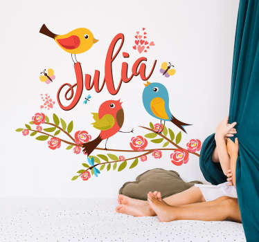 Vinil decorativo personalizado da Primavera