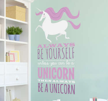 Vinil decorativo Unicorn