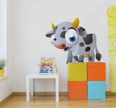 Vinil infantil animal vaca
