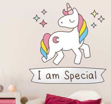 Vinil infantil unicornio special
