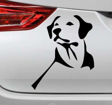 Vinil para carro Labrador Retriever