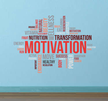 Vinilo decorativo conceptos motivacion  gimnasio