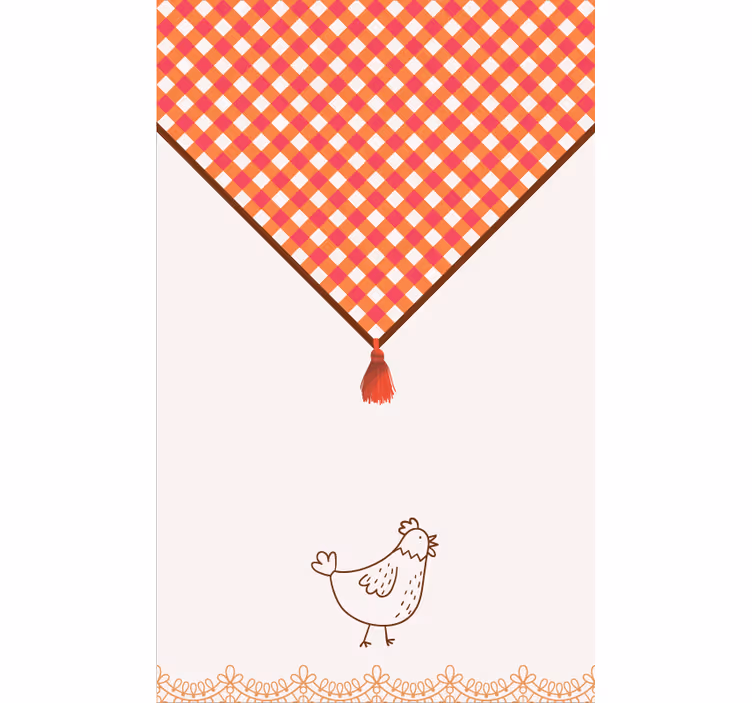 Estore de rolo para cozinha estilo country tradicional - TenStickers