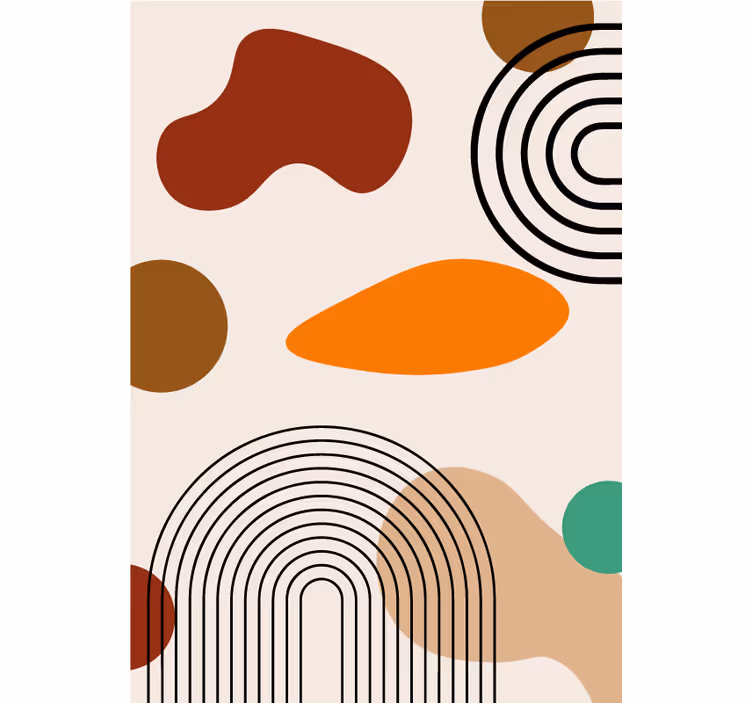 Estore de rolo casa de banho arcos boho - TenStickers