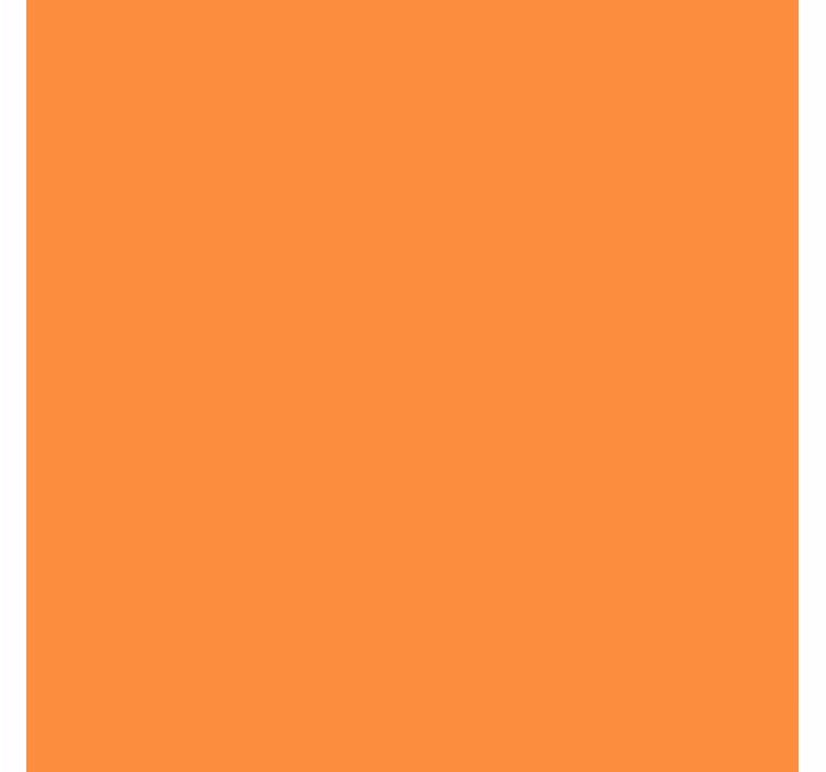 Estore de rolo para cozinha laranja monocolor - TenStickers
