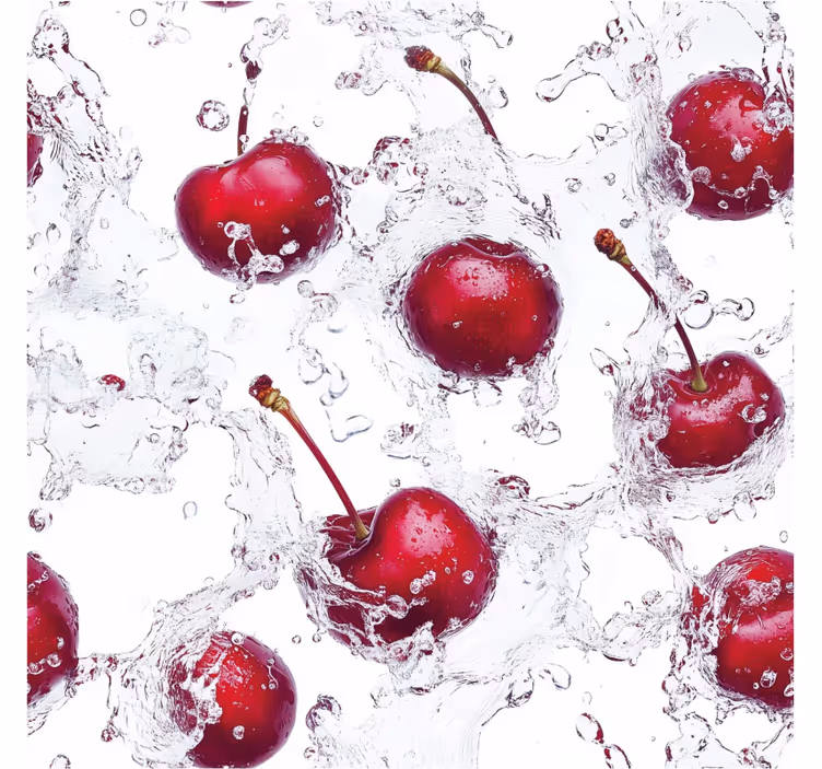 Estore de rolo para cozinha cerejas frescas - TenStickers