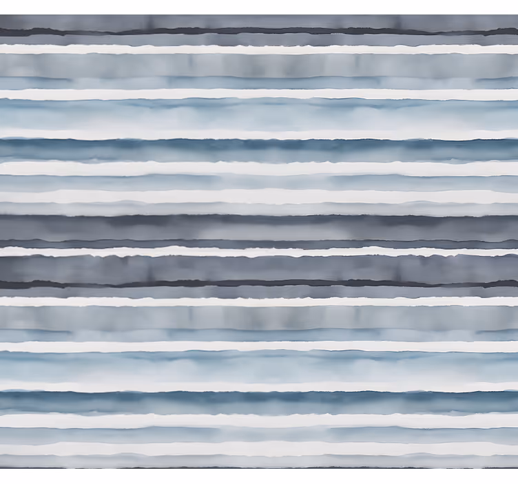 Estore de rolo casa de banho padrão de horizonte em aquarela - TenStickers