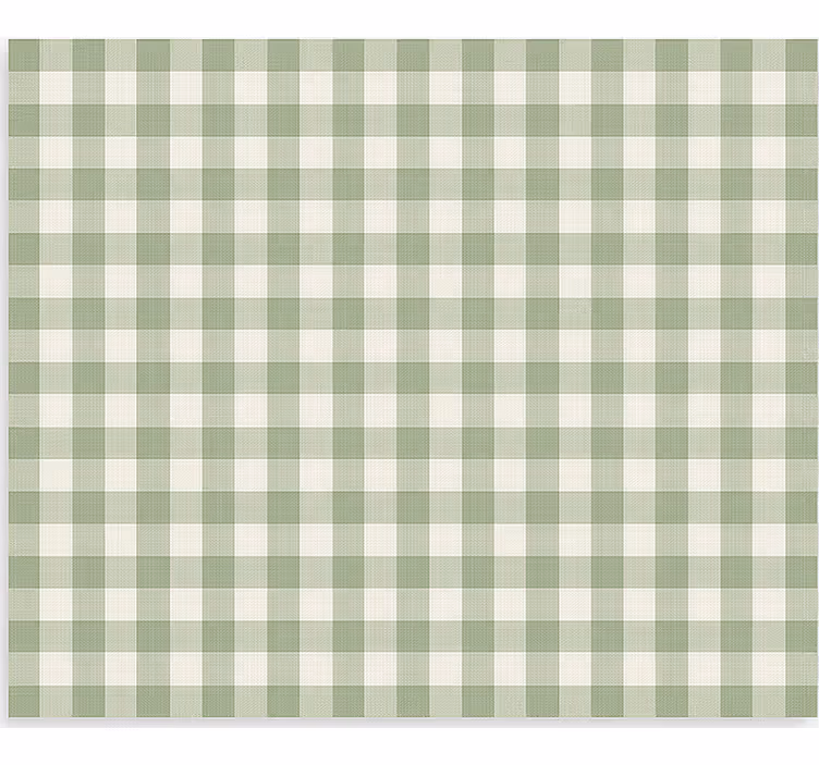 Estore de rolo para cozinha padrão de tecido verde - TenStickers