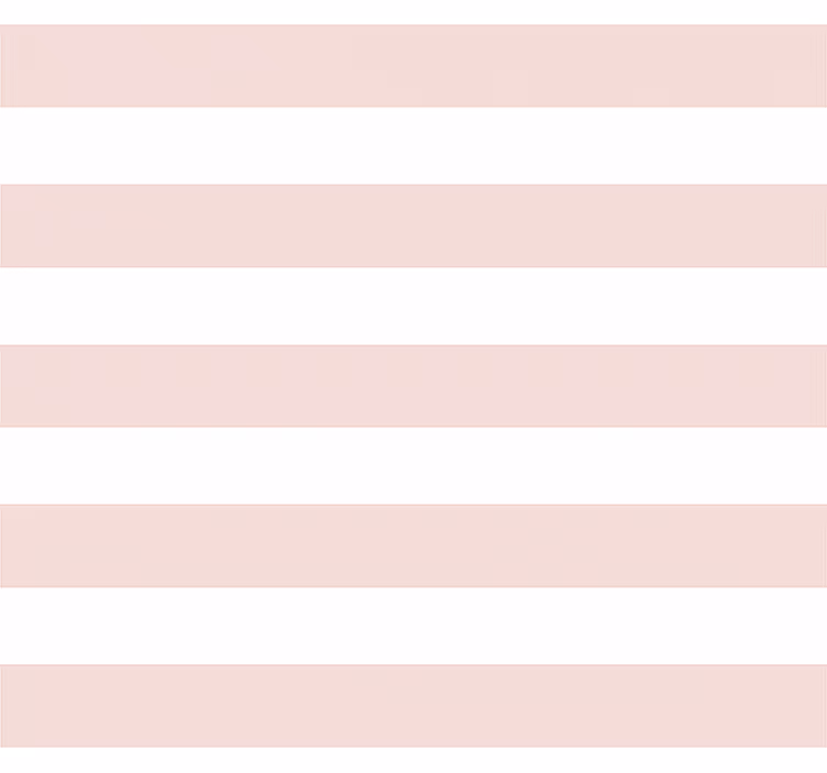 Estore de rolo infantil listras brancas e rosa - TenStickers