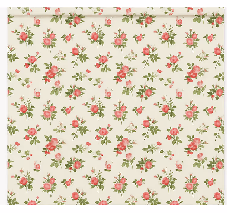 Estore de rolo infantil rosa do campo inglês - TenStickers