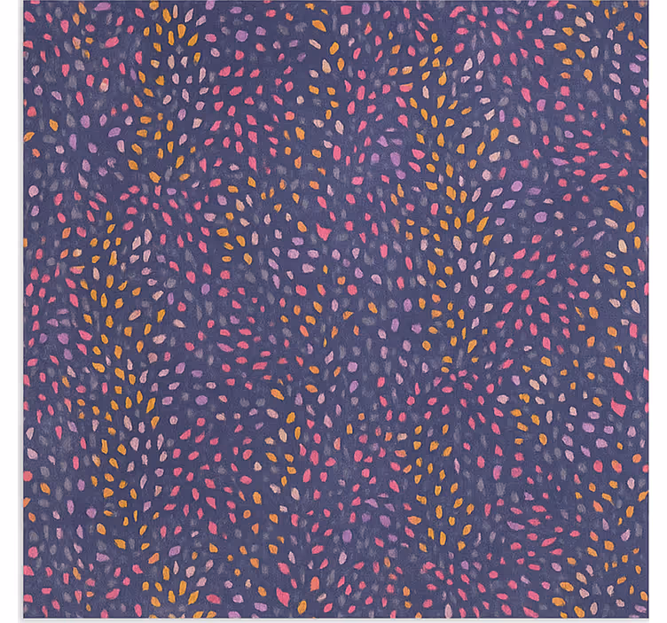 Estore de rolo para quarto de casal padrão floral abstrato - TenStickers