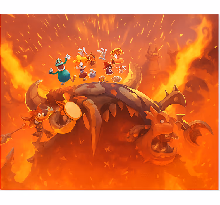 Estore de rolo frikis vitória ardente sobre o monstro - TenStickers