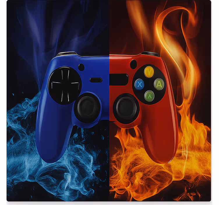 Estore de rolo frikis console de fogo e gelo - TenStickers