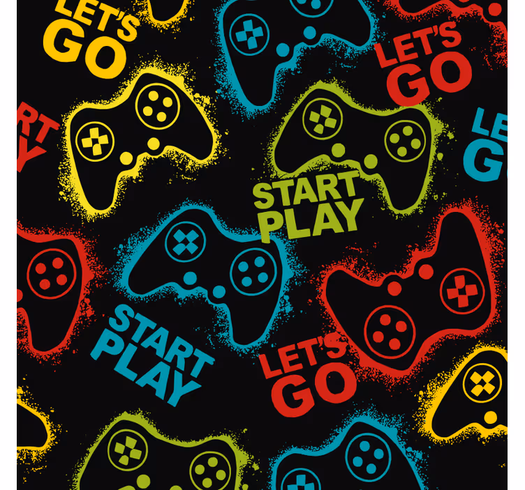 Estore de rolo frikis iniciar controladores de jogo - TenStickers