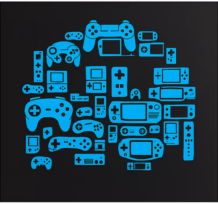 Estore de rolo frikis robô controlador de jogo - TenStickers