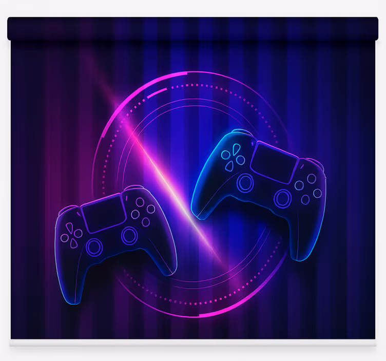 Estore de rolo frikis controles de jogo neon clash - TenStickers