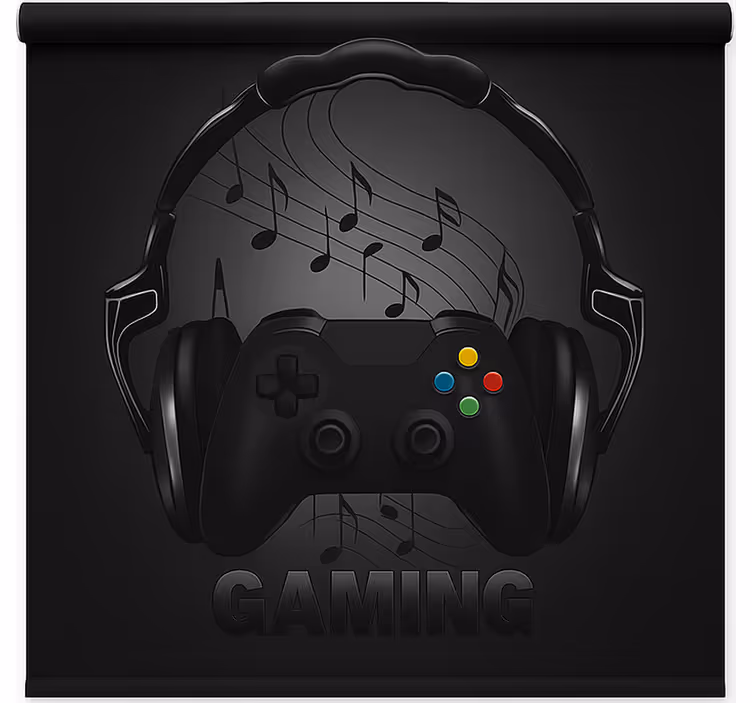 Estore de rolo frikis controlador de uso de fone de ouvido - TenStickers