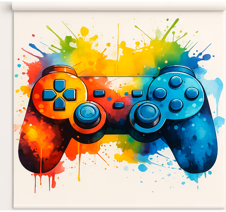 Estore de rolo frikis controlador de respingos de tinta brilhante - TenStickers
