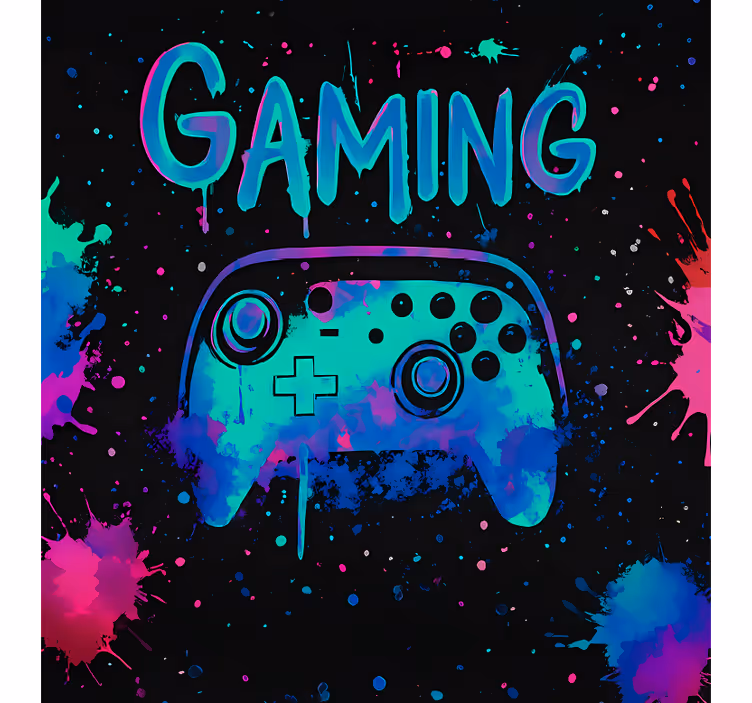 Estore de rolo frikis controladores de respingos de tinta neon - TenStickers
