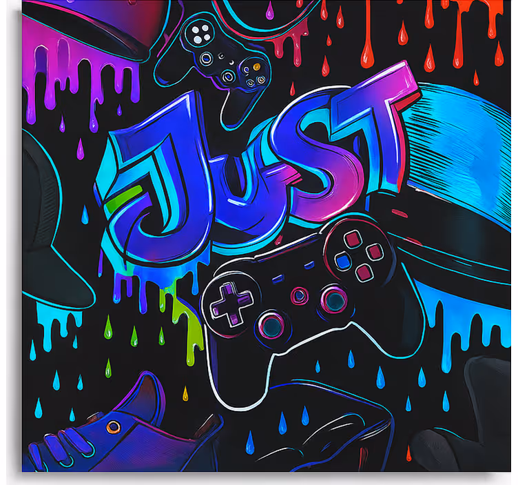 Estore de rolo frikis controle de jogo 3d - TenStickers