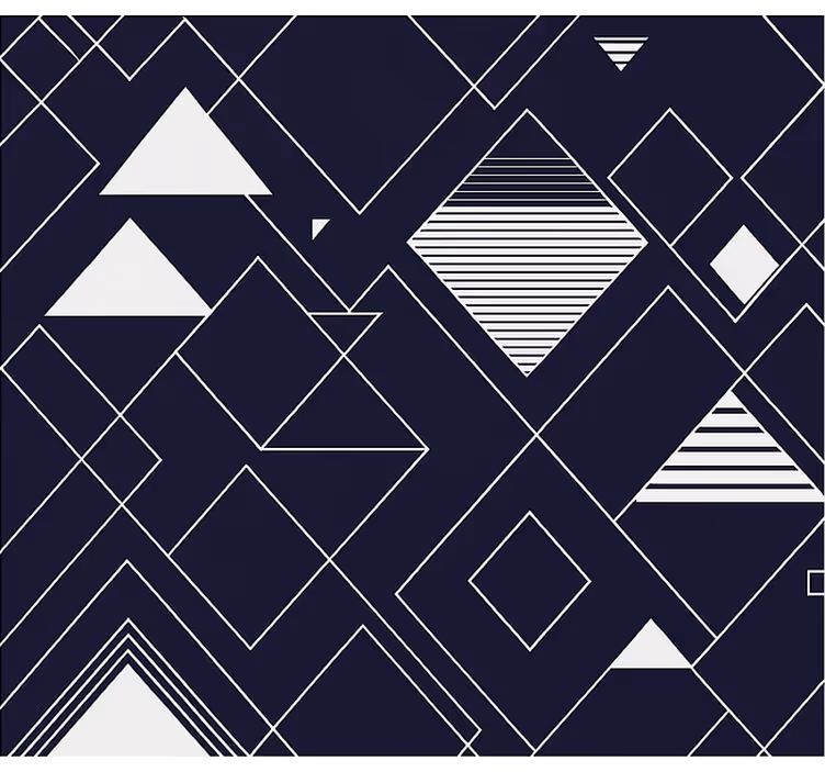 Estore de rolo juvenil geometria da marinha - TenStickers