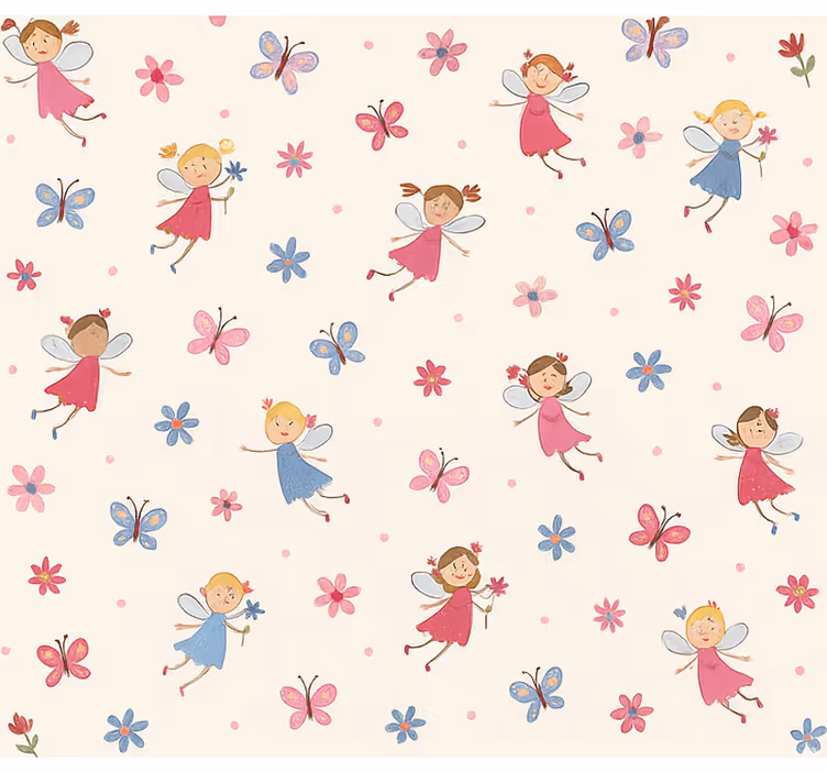 Estore de rolo juvenil fadinhas felizes - TenStickers