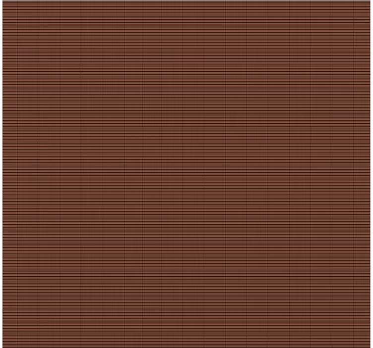 Estore de rolo sala de jantar efeito bambu marrom chocolate - TenStickers