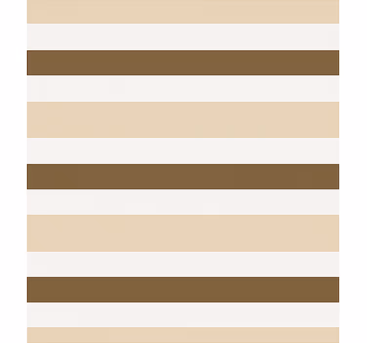 Estore de rolo sala de jantar padrão listrado bege marrom - TenStickers