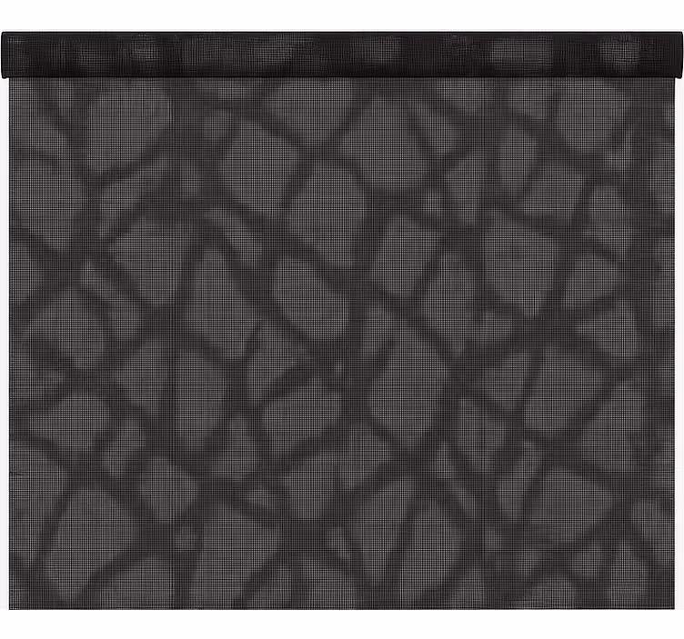 Estore de rolo empresa transparente preto/cinza - TenStickers