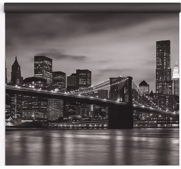 Estore de rolo empresa cidade à noite - TenStickers