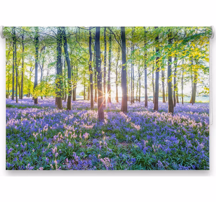 Estores de rolo de árvores modernismo inspirado na natureza - TenStickers
