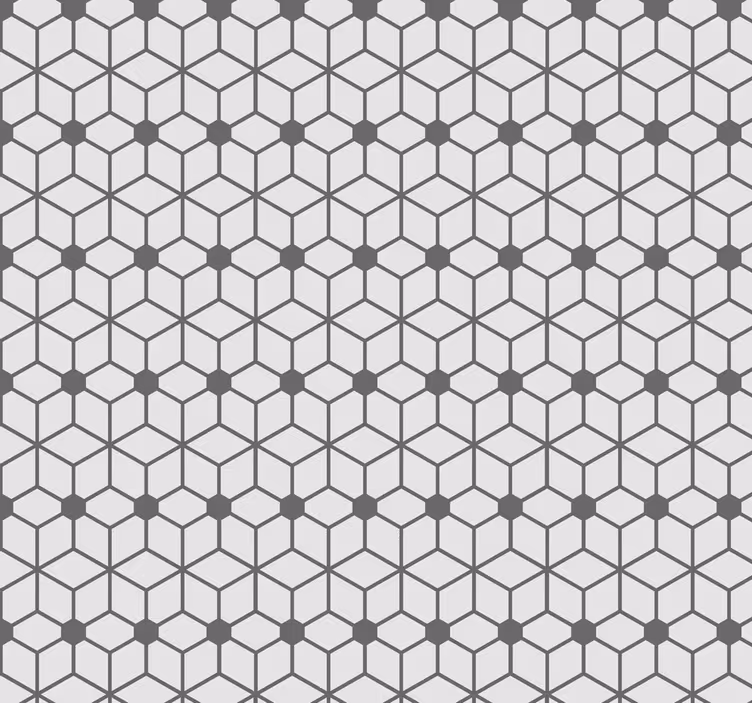 Estore de rolo casa de banho arranjo hexagonal - TenStickers